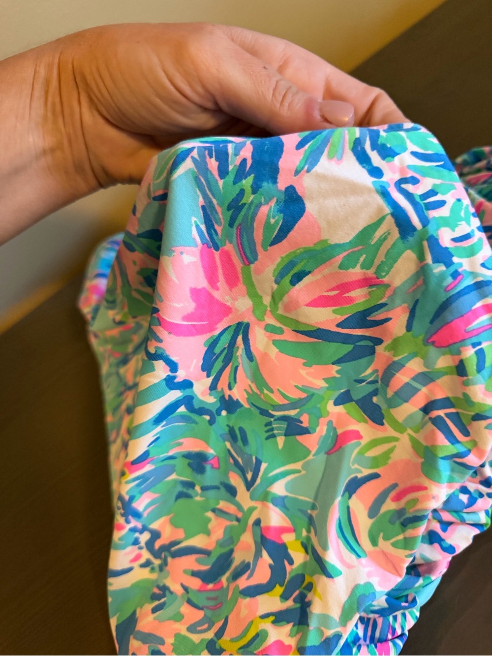 Lilly Pulitzer Flamenco Ruched One-Piece Swimsuit - Picture 9 of 9